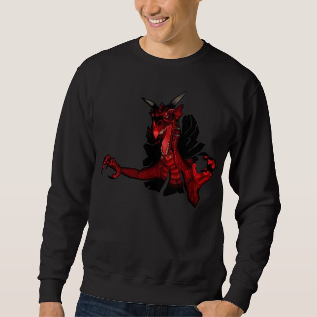 Dragon reißt durch T-Shirt Sweatshirt (Vorderseite)