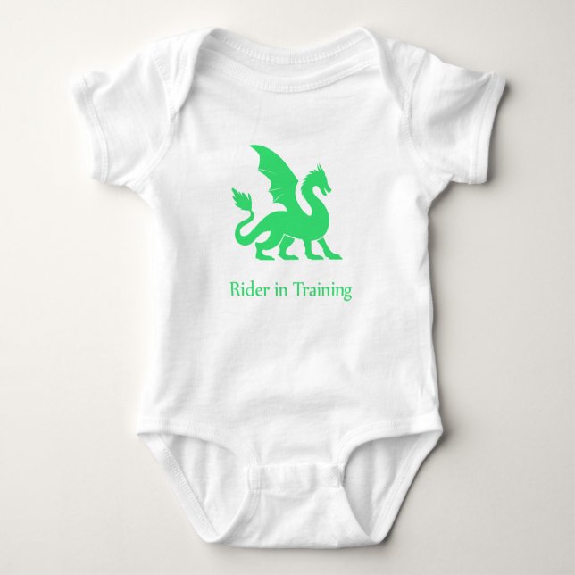Dragon Rider in Training Feathertail Babykleidung Baby Strampler (Vorderseite)