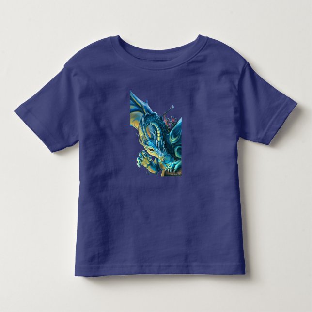 Dragon Rider Painting Kleinkind T-shirt (Vorderseite)