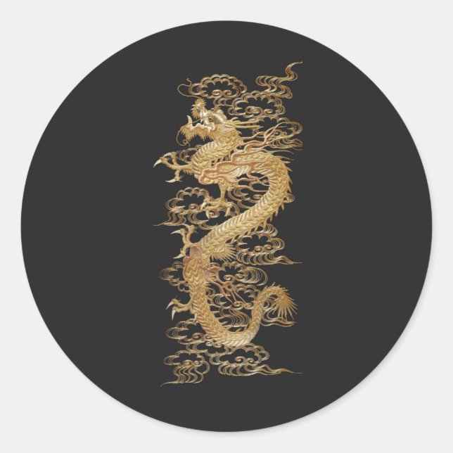 Dragon Runder Aufkleber