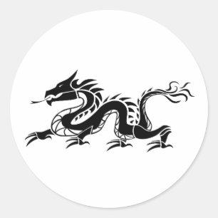 Dragon Runder Aufkleber