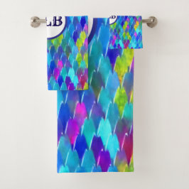 Dragon Scales Badhandtuch Set