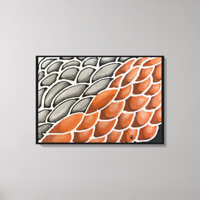 Dragon Scales Leinwanddruck (Vorderseite)