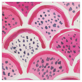 DRAGON SCALES Pink Dragon Frucht Scallop Muster Stoff