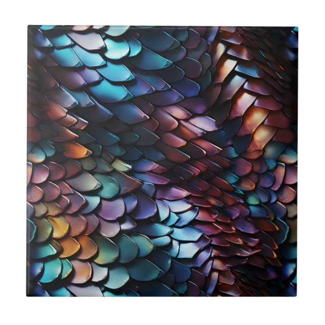 Dragon Scales Tile Fliese (Vorderseite)
