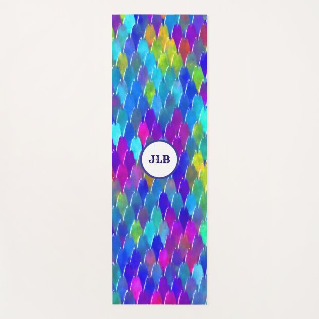 Dragon Scales Yogamatte (Vorderseite)