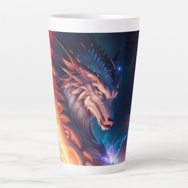 Dragon Scape Feuernacht Milchtasse (Vorderseite)