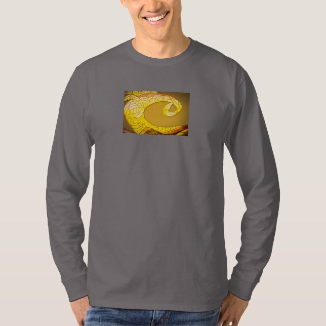 Dragon Schwanz Goldfarbe T - Shirt (Vorderseite)