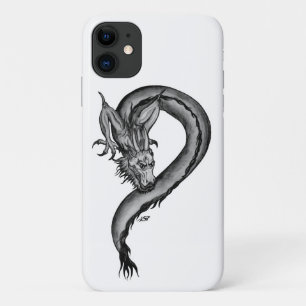 Dragon Schwarzweiß Design Case-Mate iPhone Hülle
