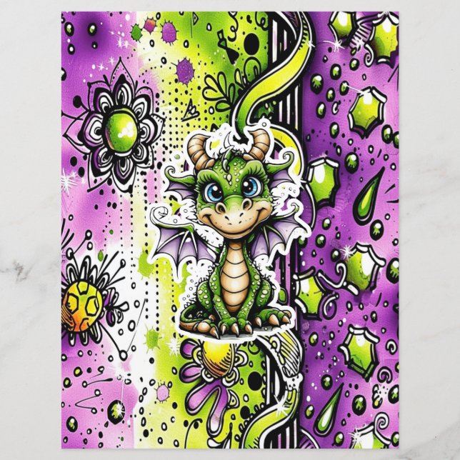 DRAGON-Scrapbook-Papier, Zeitschrift (Vorderseite)
