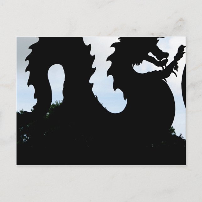 Dragon Scratch Postkarte (Vorderseite)