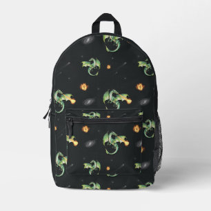 Dragon Seamless Pattern Bedruckter Rucksack