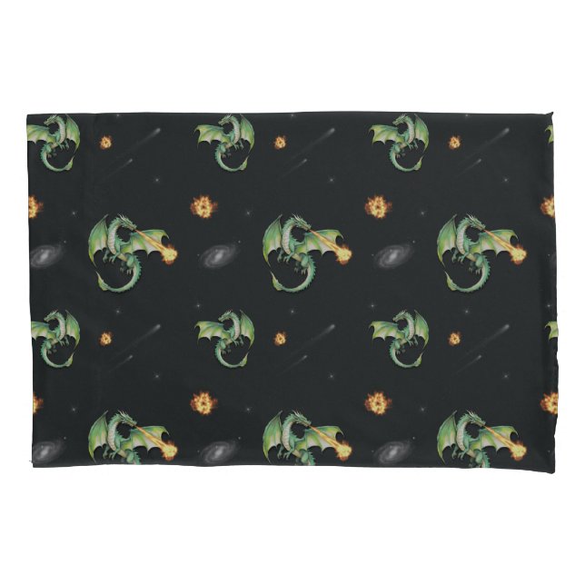 Dragon Seamless Pattern Kissenbezug (Vorderseite)