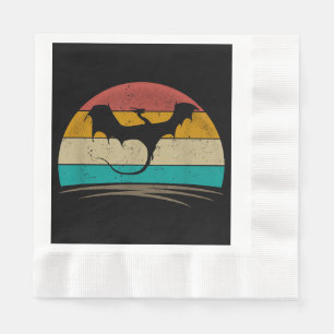 Dragon Shirt Retro Vintag Dragon Mythisches Kreatu Serviette