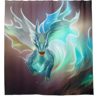 Dragon Shower Curtain Duschvorhang