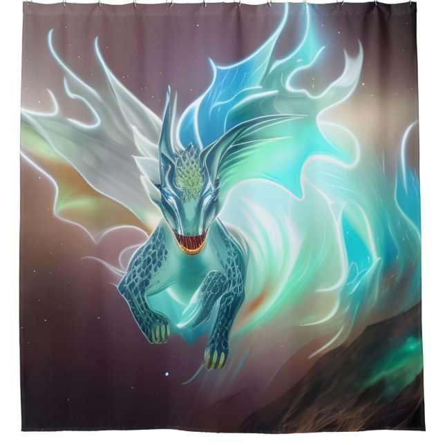 Dragon Shower Curtain Duschvorhang (Vorderseite)
