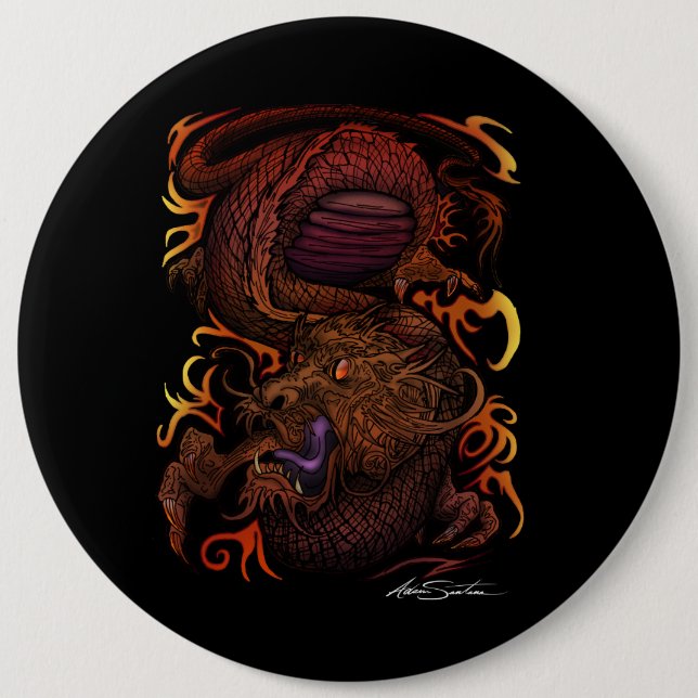 Dragon (Signature-Design) Button (Vorderseite)