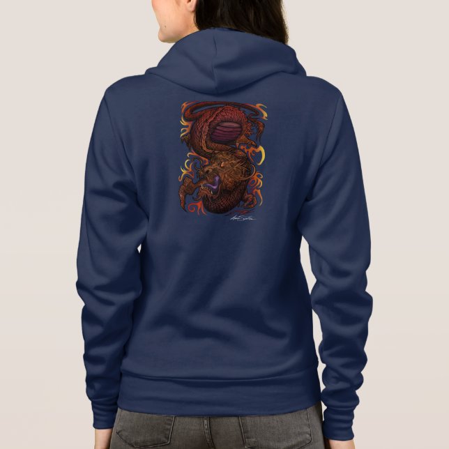 Dragon (Signature-Design) Hoodie (Rückseite)