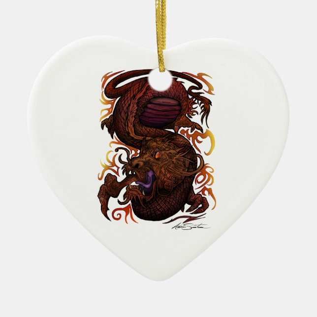 Dragon (Signature-Design) Keramikornament (Vorne)