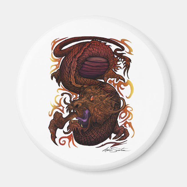 Dragon (Signature-Design) Magnet (Vorne)