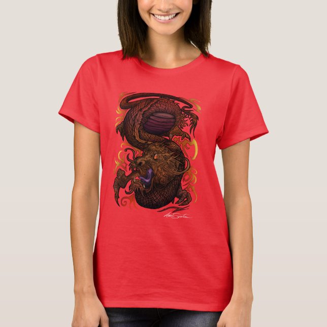 Dragon (Signature-Design) T-Shirt (Vorderseite)