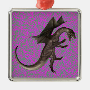 Dragon Silbernes Ornament
