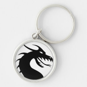 Dragon Silhouette Schlüsselanhänger