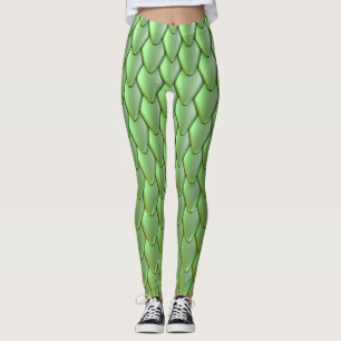Dragon-Skalenmuster Leggings