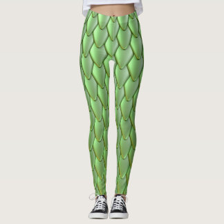 Dragon-Skalenmuster Leggings