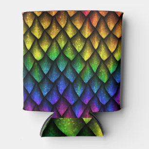 Dragon skaliert nahtlose 3D-Textur. Dosenkühler