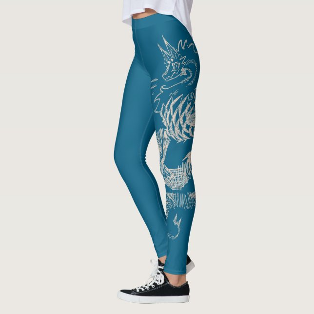 Dragon sketch leggings (Links)