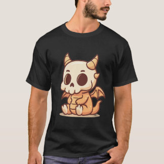 🔥 "Dragon Skull Mascot - Niedliches, doch kraftvo T-Shirt
