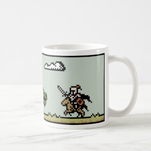 Dragon Slayer 8-Bit Pixel Art Tasse