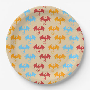 Dragon Slayer Knight Boy Birthday Party Pappteller