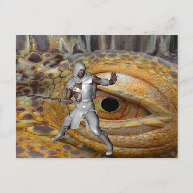 Dragon Slayer Postkarte (Vorderseite)