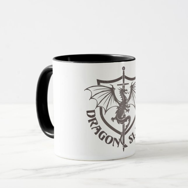 Dragon Slayer Tasse (Vorderseite Links)