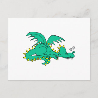 Dragon Sleeping Postkarte