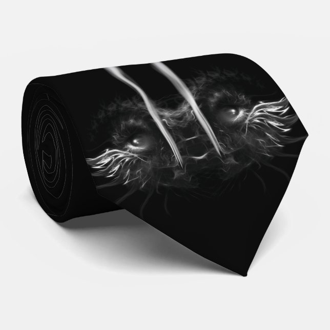 Dragon Smoke Black Krawatte (Gerollt)