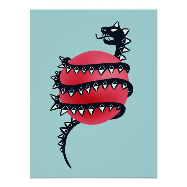 Dragon Snake Goth Poster (Vorderseite)