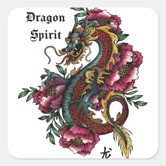 Dragon Spirit Sticker (Vorderseite)