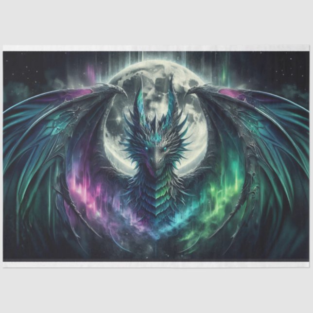 Dragon Storm Seidenpapier (Vorderseite)