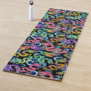 Dragon Sturm farbig Yogamatte