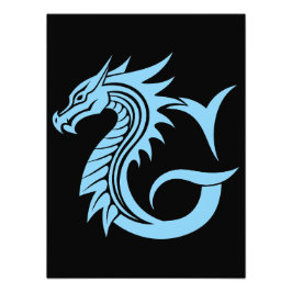 Dragon Styled Letter G, Dragon Alphabet, Monogram Fotodruck