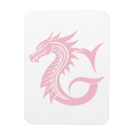 Dragon Styled Letter G, Dragon Alphabet, Monogram Magnet
