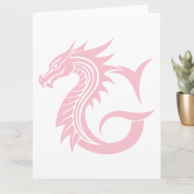 Dragon Styled Letter G, Dragon Alphabet, Monogramm Karte (Kleine Pflanze)