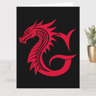 Dragon Styled Letter G, Dragon Alphabet, Monogramm Karte
