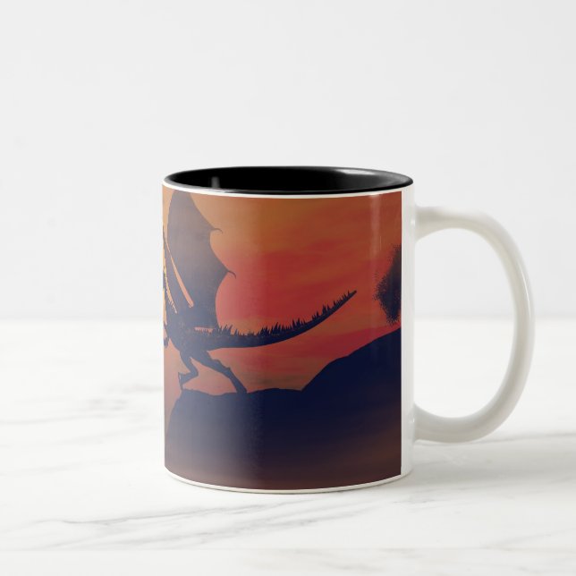 Dragon Sunset Tasse (Rechts)