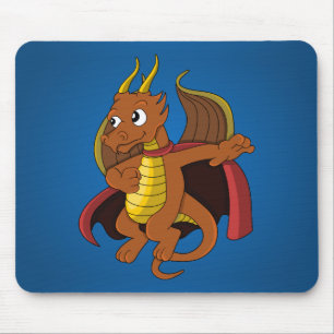 Dragon Superheld Cartoon Mousepad