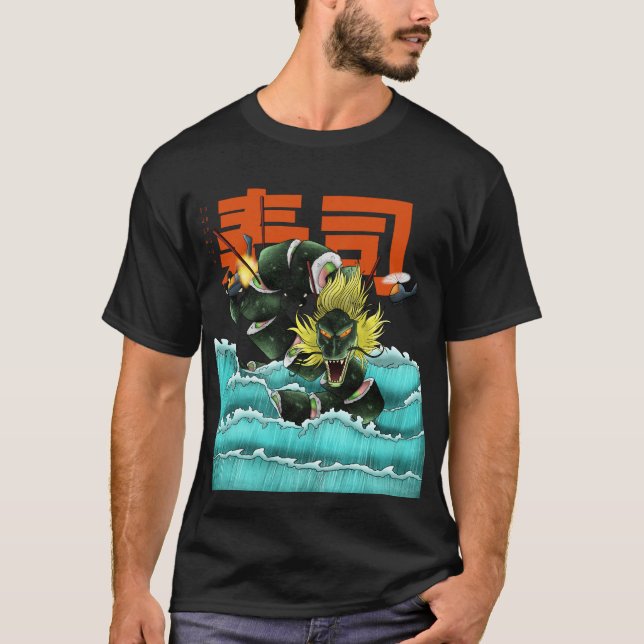 Dragon Sushi wave T-Shirt (Vorderseite)