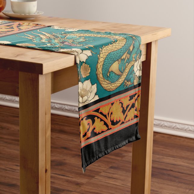 Dragon Table Runner Kurzer Tischläufer (Beispiel)